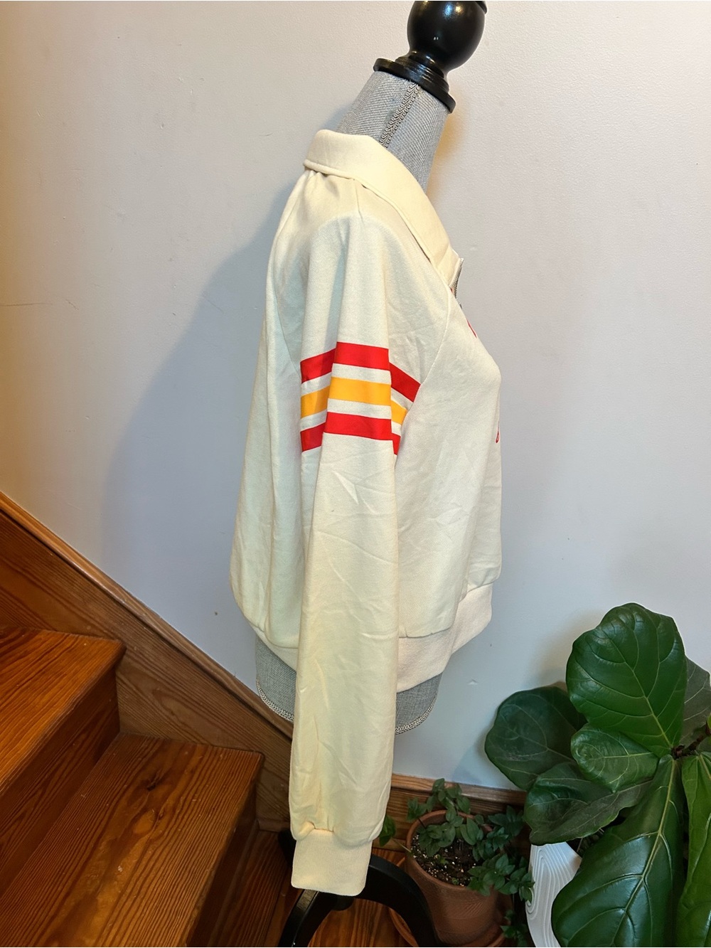 Kansas City Football Graphic Pullover - Cream with Red & Yellow - Picture 3 of 6